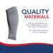 Dr. Arthritis Calf Compression Sleeve - Leg Pain Relief for Men and Women - Muscle Recovery - Shin Splint and Varicose Veins - Medium Black (1 Pair) - Buy Online on GoSupps.com