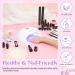 MEFA Gel Nail Polish Kit with UV Light - 52 PCS, 28 Spring Summer Colors, DIY Salon Manicure Set with Base Top Coat, Mother's Day Gift - C1-Dreamy Town - Buy Online on GoSupps.com