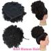 Hair Bun Hairpiece for Women Brazilian Updo Afro Puff Human Hair Bun Chignon Hairpiece Short Drawstring Ponytail Kinky Curly Clip in Non-Remy Hair Ponytail Extensions Hair Chignons(6inch) - Buy Online on GoSupps.com