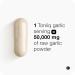 Garlic Capsules with 10,000mcg Allicin - Odorless - 50:1 Extract for Maximum Potency - Third-Party Lab Tested - 60 Vegetarian Capsules 60 Count (Pack of 1) - Buy Online on GoSupps.com