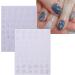 JMEOWIO 10 Sheets Aurora Star Nail Art Stickers Decals Self-Adhesive Quadrangular Star Nail Supplies Nail Art Design Decoration Accessories - Buy Online on GoSupps.com