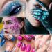 4 Box Fantasy Glitter Set | Irregular Face & Body Sequined Makeup | Festival Cosmetic Glitter Accessories - Set of 3 - Buy Online on GoSupps.com