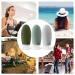 OPRET 100ML Silicone Travel Bottles Set - Leakproof & Refillable Shampoo Containers - BPA-Free TSA-Tested in Gray Blue & Green - Buy Online on GoSupps.com