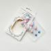 Blue White Glitter French Tip Square False Toenails - Full Cover Short Acrylic Toe Nails for Women - Buy Online on GoSupps.com