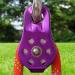 Buy Tread Star Rope Roller 20 KN - High-Performance Aluminum Alloy Block for 12mm Climbing Rope - Ideal for Strapping & Climbing - Violet - Buy Online on GoSupps.com