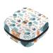 HomeDecorZone Portable Period Kit Bag Feminine Product Pouch for Girls for Pads Bag and Tampons with Zipper Forest Animals Life Pattern Multicoloured 20