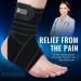 SNEINO Ankle Brace for Women & Men - Adjustable Breathable Ankle Support for Sprained Ankle | Stabilizer for Injury Recovery - Ideal for Basketball & Running | Small Black - Buy Online on GoSupps.com
