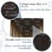 Runature Clip-in Real Hair Extensions - Balayage Ombre Dark Brown to Blonde 40cm 120g 7 Pieces #3/8/22 - Premium Remy Quality - Buy Online on GoSupps.com