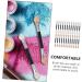 SKISUNO 96 Pcs Plastic Comestic Applicator Sponge Eye Shadow Brush Makeup Brush Aluminum - Buy Online on GoSupps.com