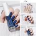 TBeautfave Navy Blue Nail Polish Quick Drying Long Lasting Nail Polish - Pastel Water Based Formula Nail Varnish - Fast and Easy Aapplication Water Resistant- for DIY Nail Art No Need Baking 27 - Buy Online on GoSupps.com