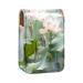 Lipstick Case Leather Lip Gloss Lipstick Organizer with Mirror Mini Lipstick Holder Bag Amazing Lotus Pond I382b0aspd