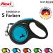 Flexi Retractable Leash New Neon - Blue - Medium | Multi-Color Small Black/Neon Blue | International Shipping Available - Buy Online on GoSupps.com
