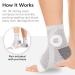 BraceAbility Neuropathy Socks - Peripheral Neuritis Therapy Compression Diabetic Open-Toe Foot Sleeves for Ankle Gout Nerve Damage Pain in Legs and Feet Relief Brace for Men and Women (M - 1 Pair) Medium Grey - Buy Online on GoSupps.com