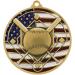 Decade Awards Patriotic Baseball Medal - 2.75 Inch Wide Medallion with American Flag Ribbon - Buy Online on GoSupps.com