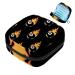 Menstruation pad bag with zipper women's napkin bag tampons collecting bags for women and girls (Flaming Billard)