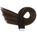 Ugeat Real Hair Extensions Tape - Brown & Chestnut Balayage Remy Hair 20 Pieces 40cm 50g #2/6/2 - Premium Adhesive Extensions for International Shipping - Buy Online on GoSupps.com