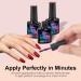 6 Colors Gel Nail Polish Set ZAHRVIA Brown Red Gel Nail Polish Kit Neutral Popular Nail Art Design Soak Off Nail Lamp Nail Polish Gel DIY Manicure French Kit A04 - Buy Online on GoSupps.com