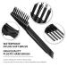 4-Piece Hair Brush Cleaning Tool Set for Home and Salon Use - Pink Plastic Handle - Buy Online on GoSupps.com