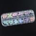 FEIlei 12 Grids Nail Art Crystal Nail Art Stones Rhinestone Manicure Nail Charms - Buy Online on GoSupps.com