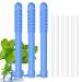 3PCS Mint Flavored Chewable Essential Oil Breath Stick Pure-Locked Flavor Breather Chew Stick Chewable Oral Fixation Tool with 6 Refill Cores for Travel/Office/Car 3pcs polychrome