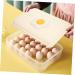 Zerodeko 1pc 24 Egg Storage Box Eggs Egg Container Egg Dispenser Refrigerator Egg Storage Case Food Egg Plate - Buy Online on GoSupps.com