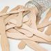 WISYOK 8 Inch Craft Sticks 50 Pack - Wood Wavy Fan Handles for DIY Crafts - Large Popsicle Sticks for Painting and Mixing - Ideal for Wedding Programs - Buy Online on GoSupps.com