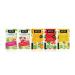 Intick |Sugar-free instant drink |Bundle 4 - Different iced tea & classical varieties |5x12 sticks - 1 stick for 0.5-1 l |Beverage powder - vegan low in calories with vitamin C flavored exotic bundle