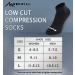 NEWZILL Cushioned Ankle Compression Socks for Men & Women - Low Cut Running Socks with Ankle Support (Large, Black/Grey) - Buy Online on GoSupps.com