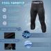 Yuerlian Men's 3/4 Compression Pants X-Large Capri Black/Red/Green - Buy Online on GoSupps.com