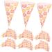 HOMSFOU 250 Pcs Popcorn Bag Cotton Candy Cones Pink Gift Bags Cones Rolling Papers Flavored French Fry Holder Cone Shaped Treat Bags Paper Bags Candy Cone Bags Child Biscuit Halloween - Buy Online on GoSupps.com
