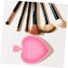 minkissy Makeup Brush Cleaning Pad Dryer Cleaner Gloves for Cleaning Makeup Foundation Brush Portable Brush Beauty Brush Cleaning Bowl Brush Cleaner Pink Foldable Makeup Pad 12x9cm Pink - Buy Online on GoSupps.com