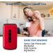 Qubo Senior Cell Phone - 2.8 GSM No Contract High Volume SOS Dual SIM FM Radio Flashlight - Updated Version in Red - Buy Online on GoSupps.com
