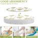 3-Pack Cleaning Kitchen Sponges Oval Yellow Sunflowers Bouquet Kitchen Cellulose Dishwashing Wood Pulp Cotton - Buy Online on GoSupps.com