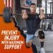 Jet Black Weight Lifting Knee Wraps (Pair) - 78 Length - Knee Support for Powerlifting & Squatting - Buy Online on GoSupps.com