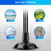 YF 6-Prong Self-Standing Rubber Cane Tip 19mm - Non-Slip Heavy Duty Cane Foot Replacement - Black - Buy Online on GoSupps.com