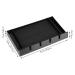 Segbeauty Clipper Rack Organizer Tray - Professional Anti-Slip Barber Tool Holder with 4 Notches - Black Plastic Razor Case for Salon Stations - Buy Online on GoSupps.com