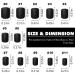 LuckForever 240pc Black Matte Square Press-On Nails | Short Fake Nails & Adhesive Tabs for Women & Girls - Stunning Acrylic Nail Tips - Buy Online on GoSupps.com