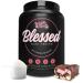 Blessed Vegan Protein Powder - Plant Based Protein Powder Meal Replacement Protein Shake 23g of Pea Protein Powder Dairy Free Gluten Free No Sugar Added 30 Servings (Rocky Road) Rocky Road 30 Servings (Pack of 1)