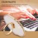 1 Pc Resin Stone Color Nail Art Ring Palette Finger Ring Plate Acrylic Polish Cream Foundation Mixing Nail Art Equipment - Buy Online on GoSupps.com