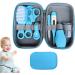 Blue Baby Grooming Kit | Baby Health Care Essentials Set with Comb, Brush, Nail Clipper, and Safety Cutter | Newborn Healthcare Accessories - Buy Online on GoSupps.com