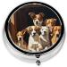 Buy Farm Animals Round Pill Box - 3 Compartment Mini Decorative Portable Travel Medicine Organizer - Buy Online on GoSupps.com