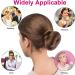 URAQT Hair Donut Bun Maker Set 4 Pcs with 30 Hair Pins - Blonde Chignon Doughnut Bun Kit for Girls, Women - Beige (4 Sizes) - Buy Online on GoSupps.com