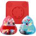 Makeup Puff | Dragon Pattern Cosmetic Foundation Blender Sponge Face Makeup Puff with Storage Box Beauty Makeup Tools Makeup Sponges for Women - Buy Online on GoSupps.com