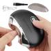Fingernail Cutter for Seniors Electric Nail Clippers for Children Safety Fingernail Cutter Nail Scissors for Storing Nail Leftovers Rechargeable Clipper with LCD Digital Display Black