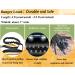 ZENGSUSU Dog Tie Out Cable 30ft for Large Dogs Up to 300LB Long Dog Lead Kit with Trolley System Runner Cable and 4ft Bungee Leash for Camping/Yard/Outside (30ft Reflective-10mm) - Buy Online on GoSupps.com