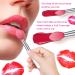 Colorful Reusable Silicone Lip Brushes for Lipstick and Makeup (3pcs) - Buy Online on GoSupps.com