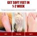 Eteslot Peeling Socks | Foot Care Treatment for Cracked Heels & Dead Skin - International Shipping Available - Buy Online on GoSupps.com