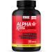 Alpha King Supreme New & Improved Testosterone Booster for Men with Fenugreek Seed & Ashwagandha to Increase Drive & Vitality, Boost Performance, and Build Muscle & Strength, Force Factor, 120 Tablets 120 Count (Pack of 1)