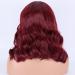 Miss Diva Maroon Wavy Wig - 13 4 Short Burgundy Bob Synthetic Lace Front Wig for Women - Ideal for Daily Party & Cosplay - 14 inch - Buy Online on GoSupps.com