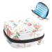 GIAPB Period Bag Sanitary Napkin Storage Bag Period Pouch Travel Makeup Bag Bird and Flower Background Color1567